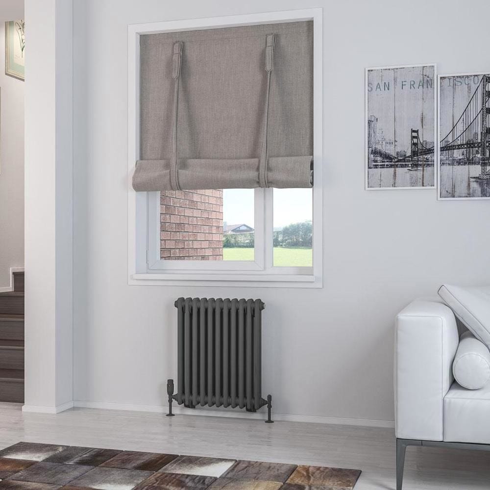 Eastbrook Rivassa Traditional 2 Column Radiator in Matt Anthracite