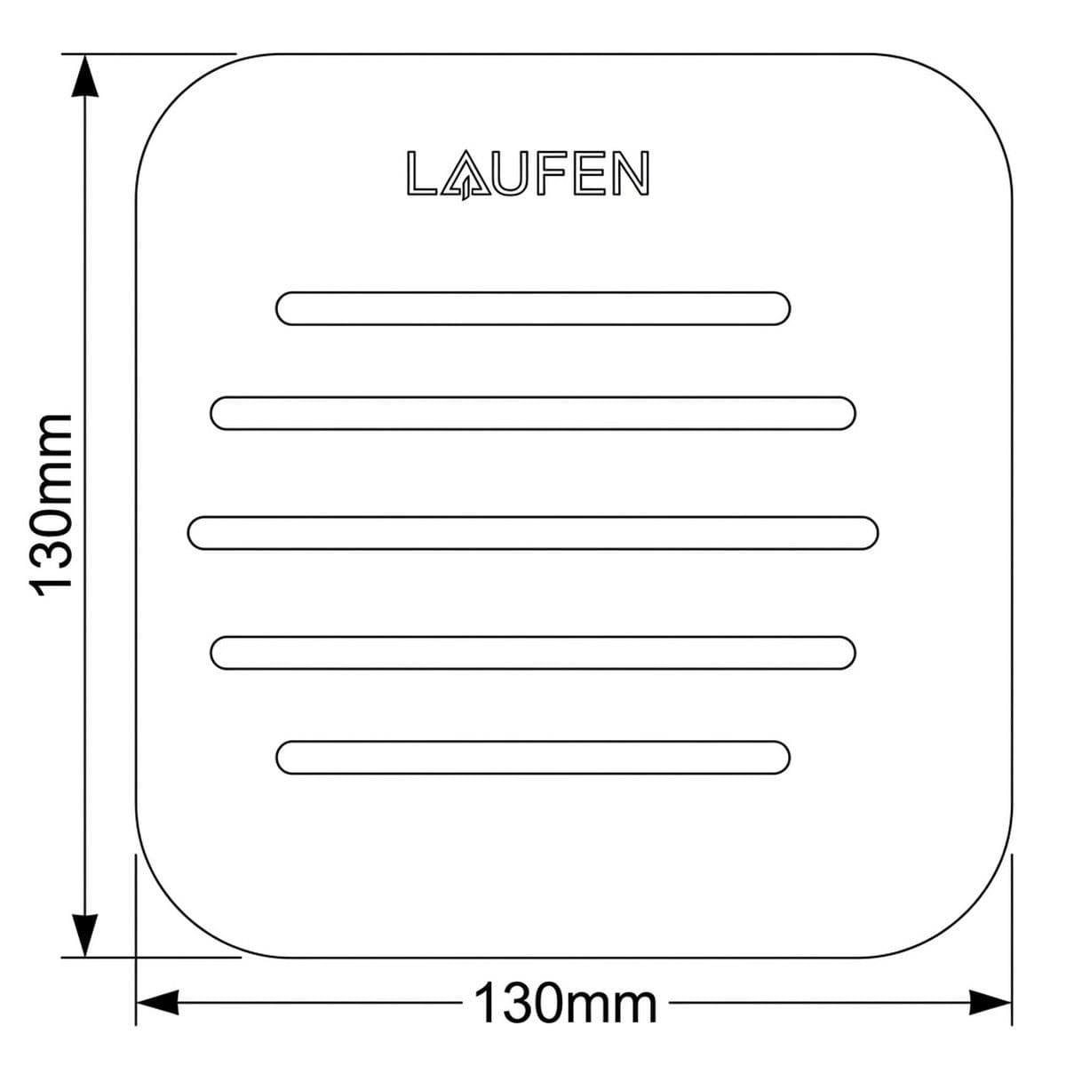 Laufen Wetroom Accessory Laufen Marbond Alternative Shower Tray Waste Cover with Line Design