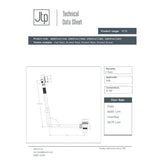 JTP Bath Waste JTP VOS Bath Filler with Click Clack Waste