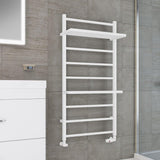 Eastbrook Designer Towel Radiator Eastbrook Launton Straight Vertical Heated Towel Rail in Matt White