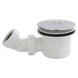 Aquarius Shower Tray Waste Chrome / White Aquarius Urbano 90mm Shower Waste with Cover for 45mm Trays Online