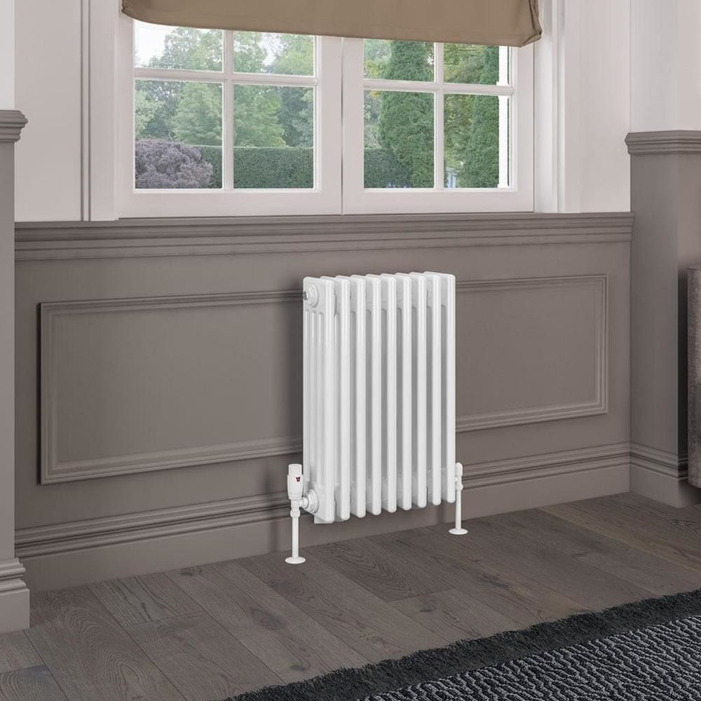 Eastbrook 600 x 425 / Central Heating Eastbrook Rivassa Traditional 4 Column Radiator in Gloss White