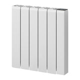Reina Panel Radiator 570 x 540mm / White Reina Aron Electric Radiator with Ceramic Core and Wi-Fi Enabled LCD Display