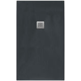 Tissino Rectangle Shower Tray 1800 x 1000mm Tissino Giorgio2 Rectangle Shower Tray in Graphite Slate