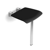 hib. Shower Seat hib. Shower Seat with Support Leg in Dark Grey