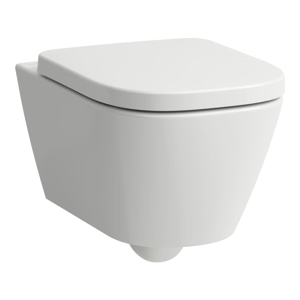 Laufen Wall Hung Toilet Laufen Meda Rimless Silent Flush Back to Wall Toilet with Soft Close Seat