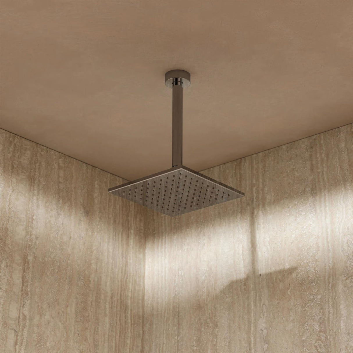 Crosswater Fixed Shower Head Chrome / 200mm Crosswater Zion Fixed Shower Head