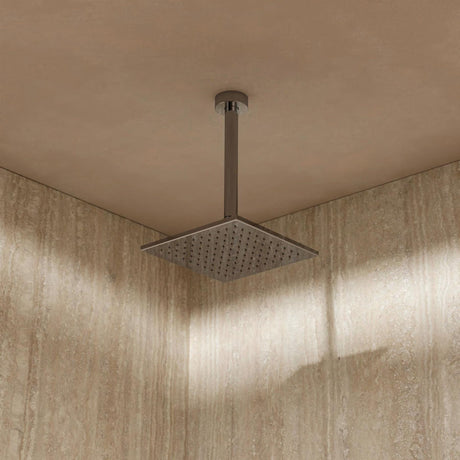 Crosswater Fixed Shower Head Chrome / 200mm Crosswater Zion Fixed Shower Head
