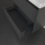 Villeroy & Boch Wall Mounted Vanity Unit Villeroy & Boch Skyla Wall Mounted 800mm Two Drawer Vanity Unit with Basin