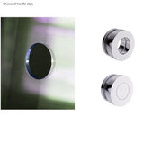 Merlyn Slding Shower Door Merlyn Series 10 Sliding Shower Shower Door in Chrome