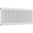 Aquarius Bathrooms Column Radiator 500mm x 1190mm Aquarius Foundry Horizontal 2 Column Radiator in White