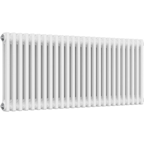 Aquarius Bathrooms Column Radiator 500mm x 1190mm Aquarius Foundry Horizontal 2 Column Radiator in White