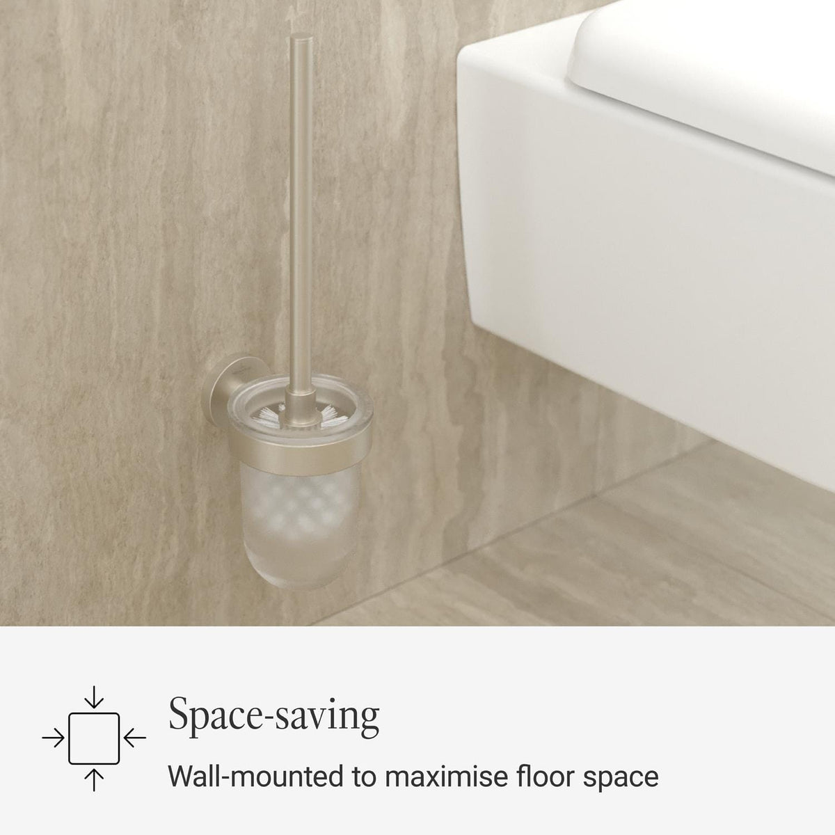 Villeroy & Boch Toilet Roll Holder Villeroy & Boch Elements - Tender Toilet Brush Set