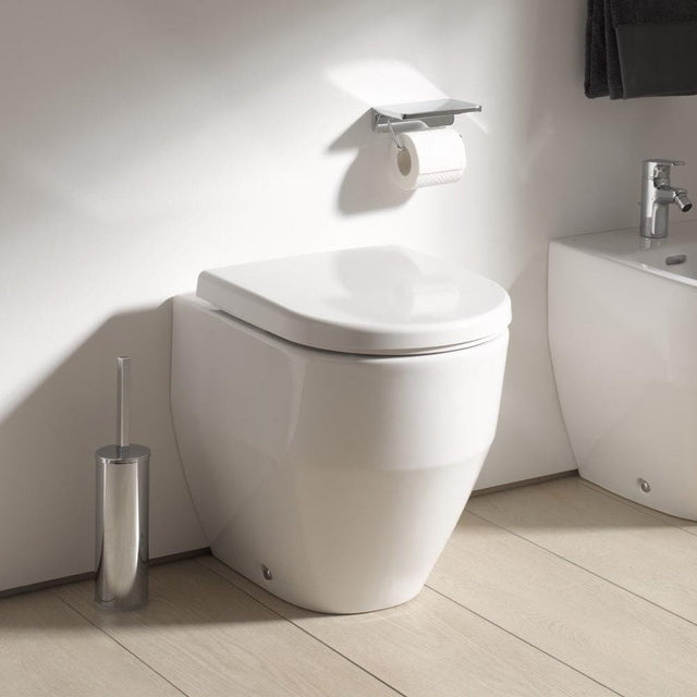 Laufen Back To Wall Toilet Laufen Pro Rimless Back to Wall Toilet with Soft Close Seat