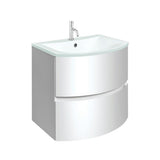 Crosswater Wall Mounted Vanity Unit Crosswater Svelte Wall Hung Vanity Unit with Basin