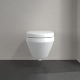 Villeroy & Boch Wall Hung Toilet Villeroy & Boch Architectura Compact Wall Hung Toilet with TwistFlush and Soft Close Seat