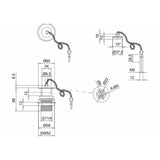 Burlington Basin Waste Burlington Traditional Basin Plug and Chain Slotted Waste in Nickel - W1 NKL
