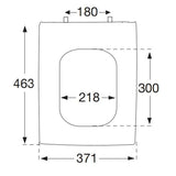Villeroy & Boch Toilet Seat Villeroy & Boch La Belle Soft Close, Quick Release Toilet Seat in White