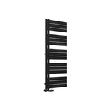 Eastbrook Helmsley Straight Vertical Designer Towel Rail in Matt Black