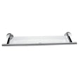 Flova Shelf Flova Coco 593 Wide Glass Shelf in Chrome