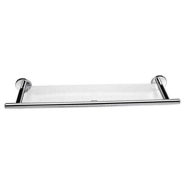 Flova Shelf Flova Coco 593 Wide Glass Shelf in Chrome