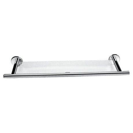 Flova Shelf Flova Coco 593 Wide Glass Shelf in Chrome