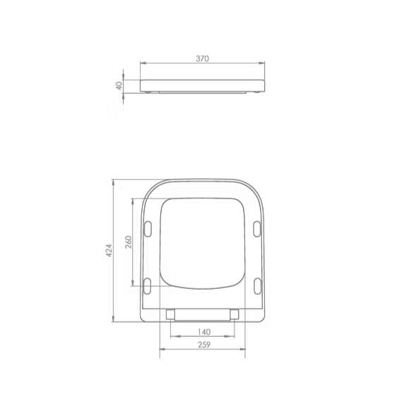 Saneux Wall Hung Toilet Saneux Matteo Wall Hung Rimless Toilet with Soft Close Seat