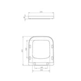 Saneux Wall Hung Toilet Saneux Matteo Wall Hung Rimless Toilet with Soft Close Seat