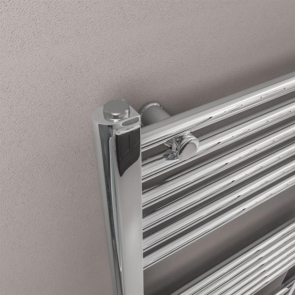 Eastbrook Ladder Rail Eastbrook Wingrave Vertical Straight Heated Towel Rail - 1600 x 500mm - Chrome