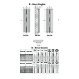 Reina Panel Radiator Reina Neva Vertical Double Panel Central Heating Radiator