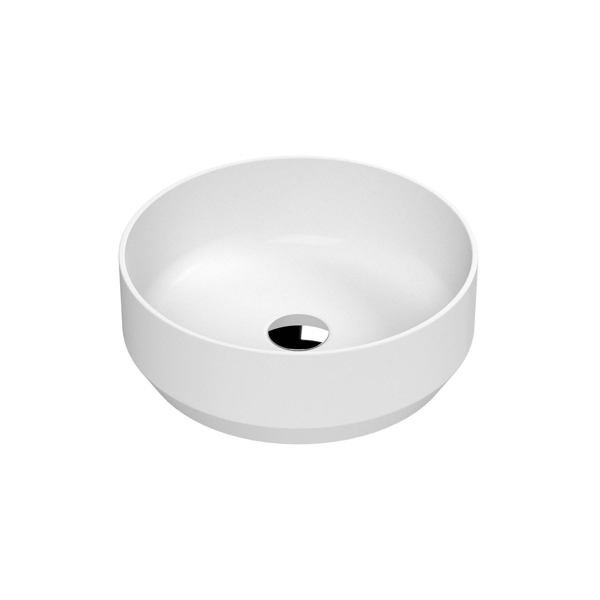 Aquarius Bathrooms Countertop Basin Aquarius Sirona Round Matt Countertop Basin 350mm