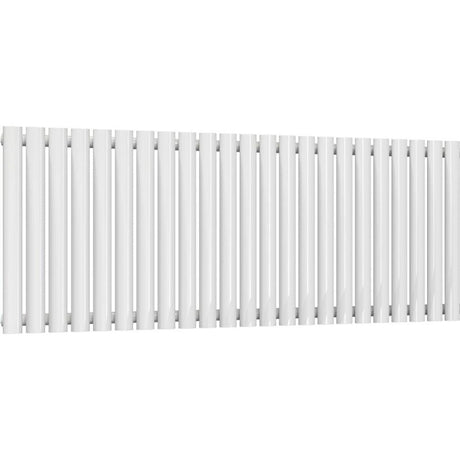 Aquarius Bathrooms Column Radiator 600 x1440mm Aquarius Athens Single Horizontal Column Radiator in White