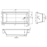 Aquarius Bathrooms Single Ended Bath Aquarius Brenig Single Ended Bath With Legs Set
