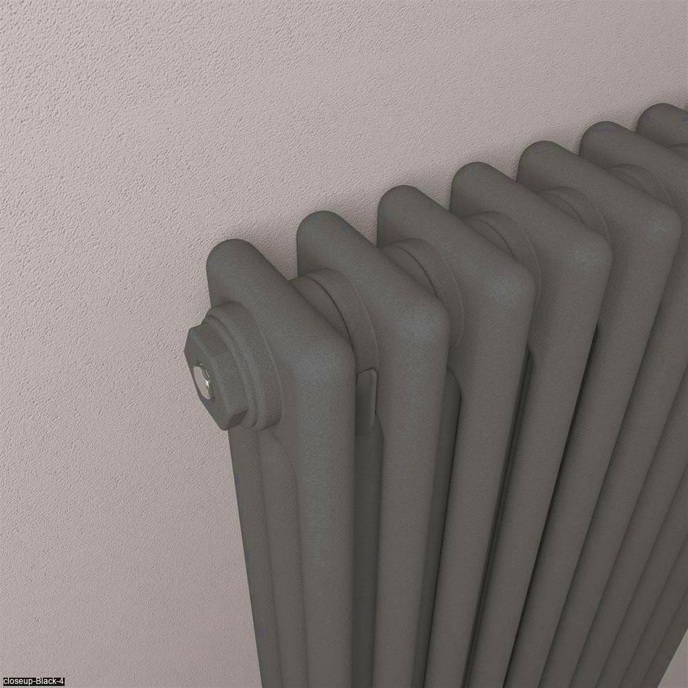 Eastbrook Eastbrook Rivassa Traditional 3 Column Radiator in Matt Anthracite