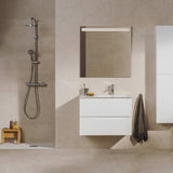 Roca Exposed Shower Set Roca Victoria-T Thermostatic Exposed Shower Set with Adjustable Rail and Single Function Handset