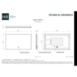 hib. Illuminated Mirror hib. Vega LED Illuminated Mirror