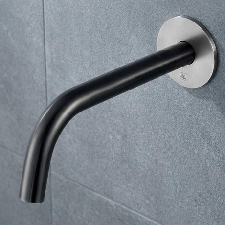 JTP Bath Spout Brushed Black / 200mm JTP VOS Bath/Basin Spout