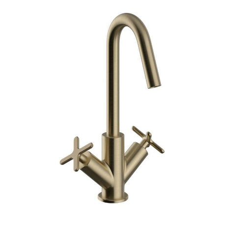 Heritage Mono Basin Tap Brushed Brass Heritage Salcombe Mono Basin Mixer Tap