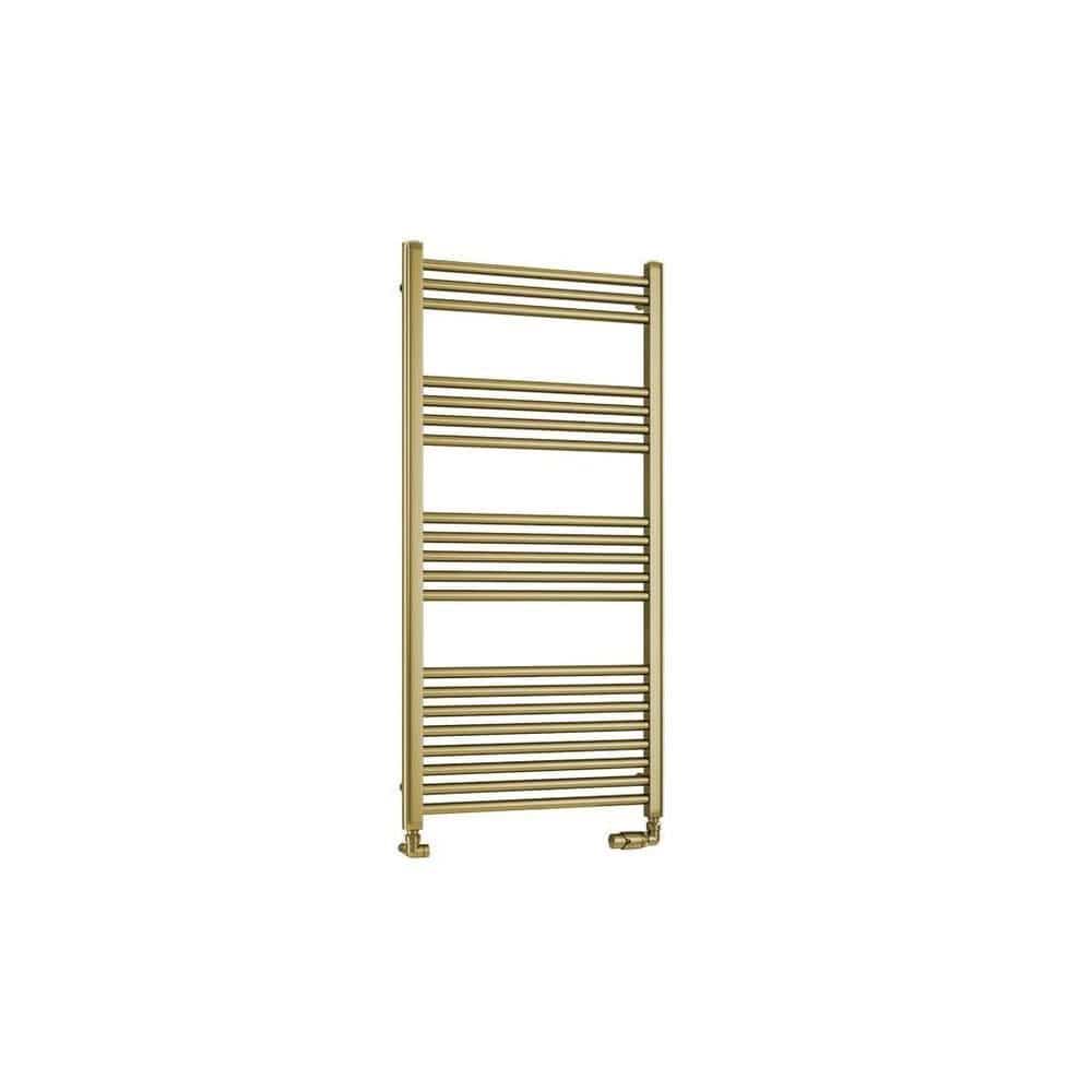Eastbrook Wendover Straight Heated Towel Rail in Brushed Brass