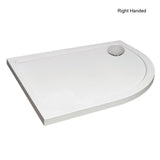 Aquarius Bathrooms Quadrant Shower Tray Aquarius Urbano 45mm Offset Quadrant Stone Resin Anti Slip Shower Tray