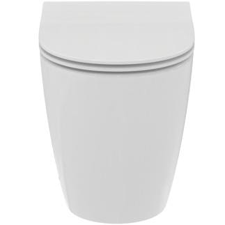 Ideal Standard Back to Wall Toilet Ideal Standard i.life O Back to Wall Rimless Toilet with HydroTwist Flush and Soft Close Seat