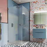 Crosswater Crosswater Design 8 Left Hand Hinged Door Wall Mounted 800mm