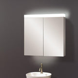 Crosswater Mirrored Cabinet Crosswater Image 700mm Illuminated Mirrored Double Door Cabinet