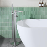 Aquarius Bathrooms Freestanding Bath Filler Brushed Pewter Aquarius Tetra Freestanding Bath Mixer Tap with Pencil Shower Handset