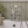 Aquarius Bathrooms Bath Shower Mixer Aquarius Clarence Traditional Bath and Shower Mixer Tap in Chrome