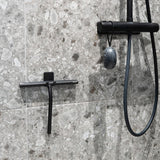 Smedbo Squeegee Matt Black Smedbo Sideline Shower Squeegee with Self-Adhesive Hook