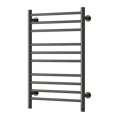 Reina Designer Towel Radiator 800 x 500mm / Brushed Gun Metal Reina Arnage Dry Electric Designer Towel Radiator