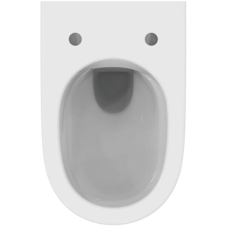 Ideal Standard Wall Hung Toilet Ideal Standard i.life O Wall Hung Rimless Toilet with HydroTwist Flush and Soft Close Seat