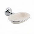 Aquarius Bathrooms Soap Dish Aquarius Blenheim Traditional Wall Mounted Soap Dish in Chrome
