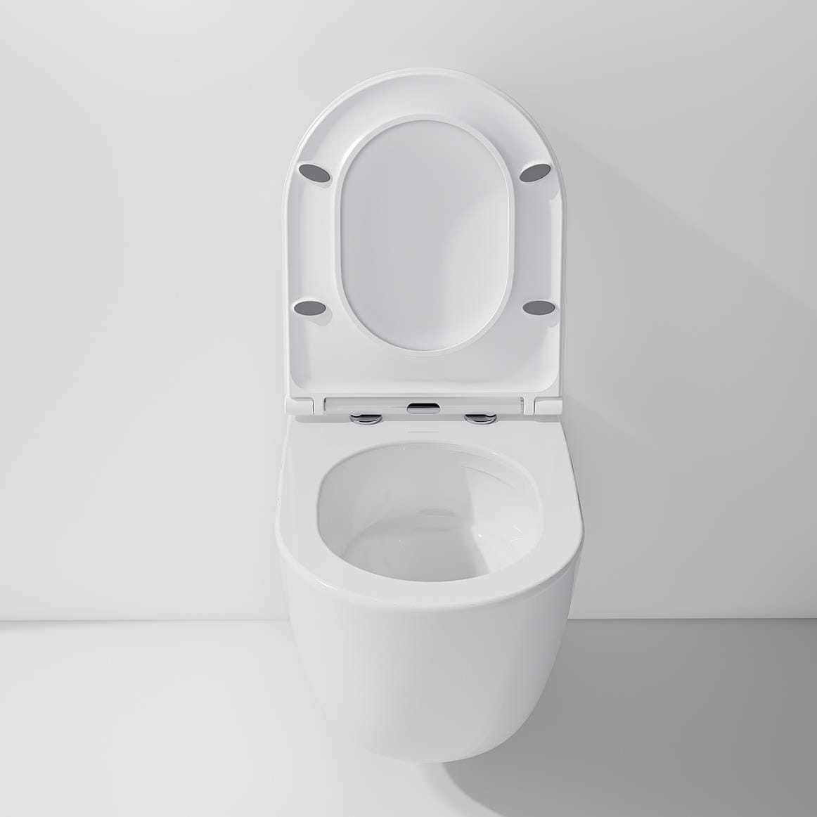 Imex Wall Hung Toilet Imex Luna Rimless UltraVortex Wall Hung Toilet with Soft Close Seat